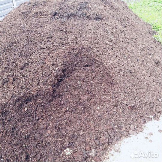 Перегной, навоз коровий, навоз конский