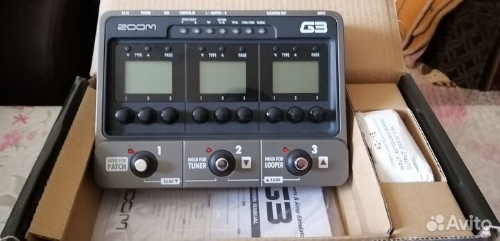 Гитарный процессор Zoom G3