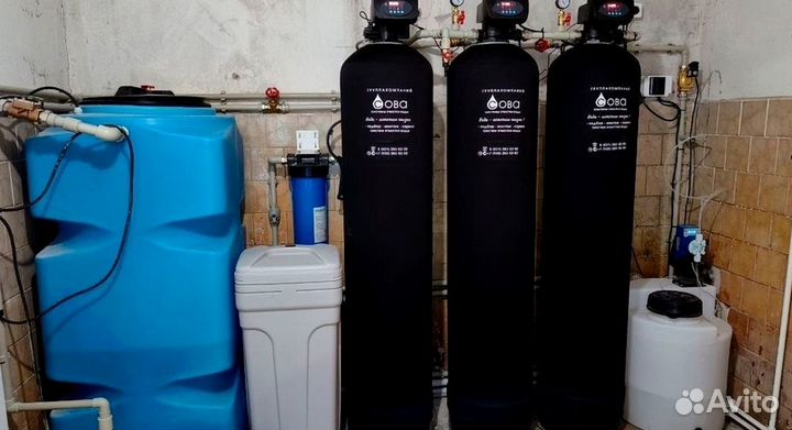 Система очистки воды из скважины и колодца