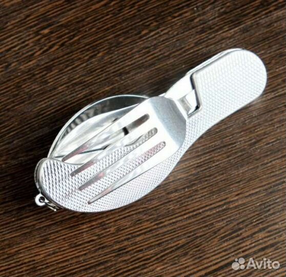 Набор походный ложка вилка нож