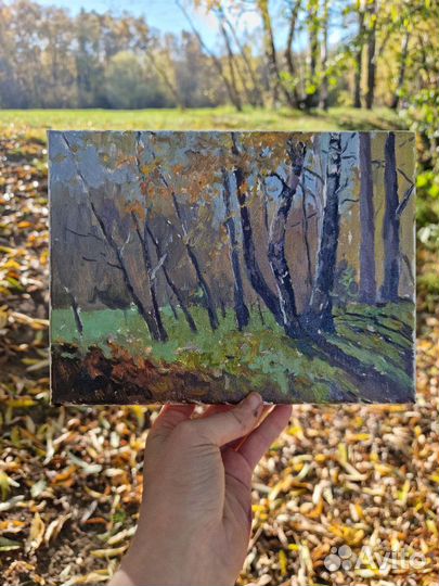 Этюд маслом на холсте