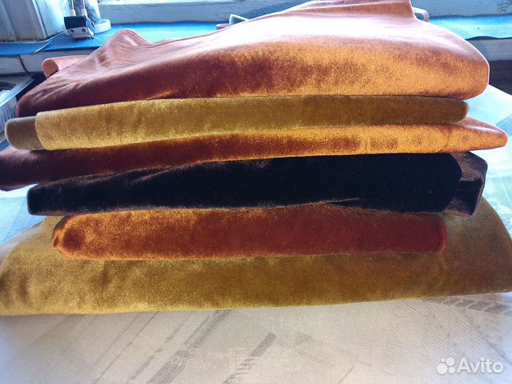 Куски ткани. Бархат