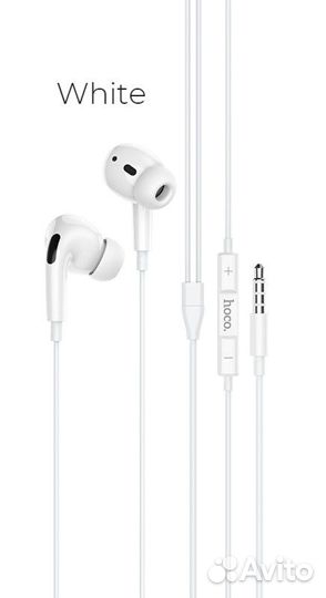 Проводные наушники Hoco M1 Pro (White)