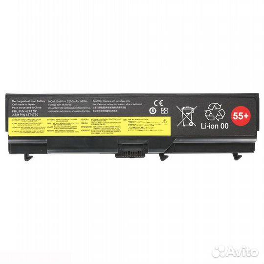 Аккумулятор Lenovo 42T4795 (10.8V, 5200mAh) 55+