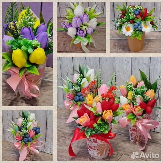 Букет из мыла