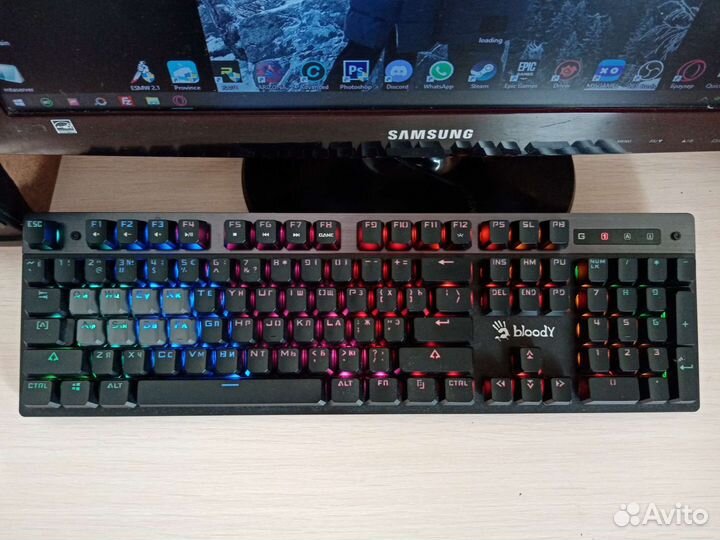 Игровой компьютер в сборе
