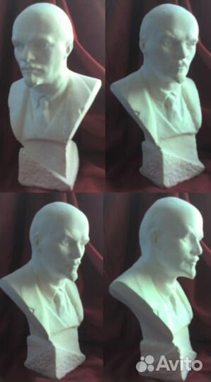 Бюсты Ленина, 10 разных моделей, Lenin busts