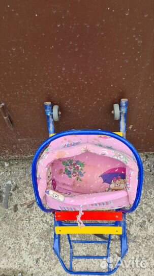 Детские санки с колесами