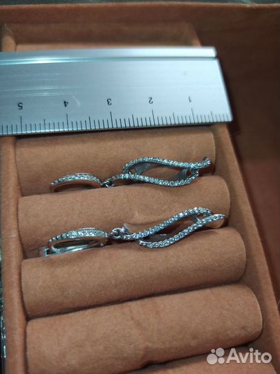 Серьги серебро 925