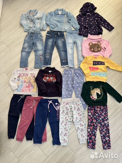 Пакет одежды для девочки, 3-4. Next и др