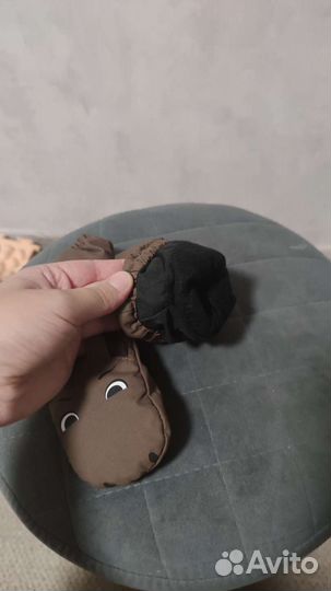 Варежки зимние непромокаемые возраст 1-2 года