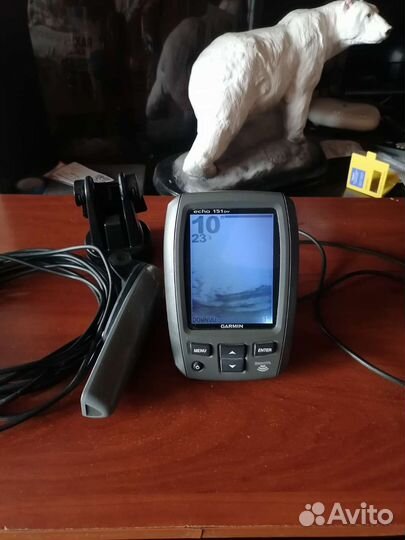 Эхолот 4-лучевой, garmin echo 151 dv. Бу