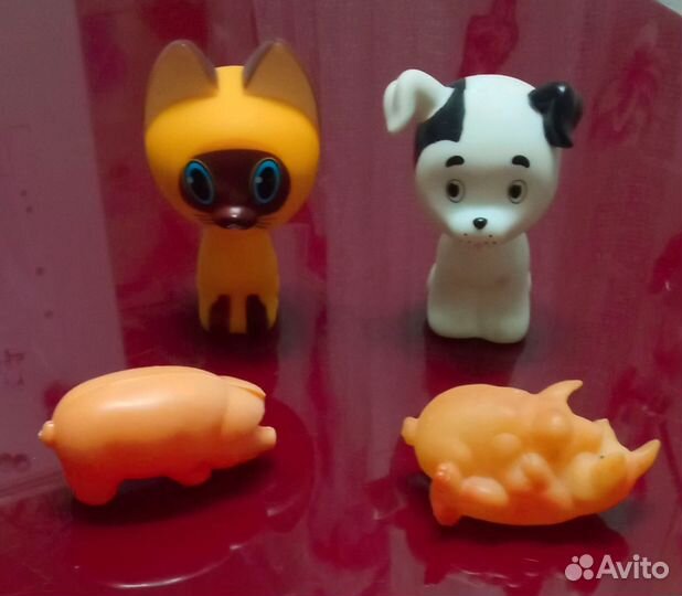 Резиновые игрушки животные