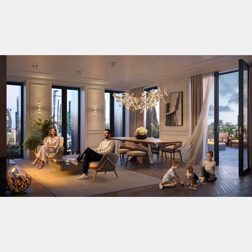 4-к. квартира, 169,3 м², 22/23 эт.