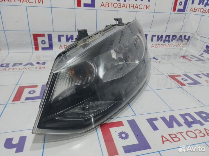 Фара левая Volkswagen Polo Sedan (Mk5) 6RU941015