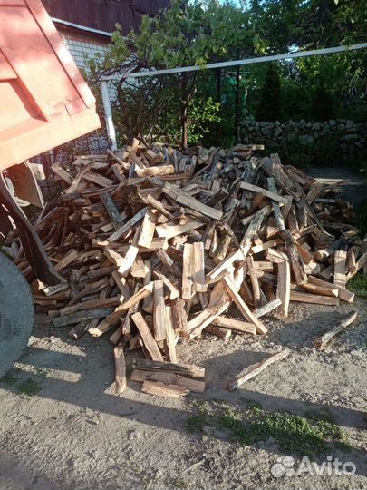 Дрова дуб колотые и сетки