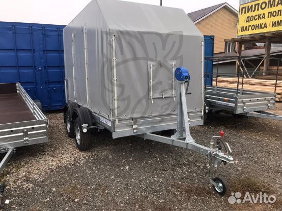Прицеп фургон 32.022 с трапом для заезда.Запчасти
