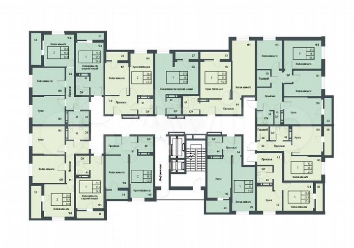 Квартира-студия, 33,8 м², 3/15 эт.