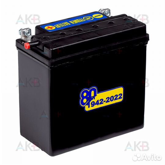 Аккумулятор для мотоцикла tyumen battery Лидер 12V