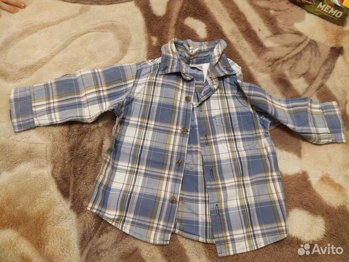 Рубашка на 1 годик (74-80)