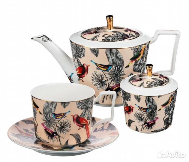 Сервиз чайный (с чайником) Millimi, 14 предм