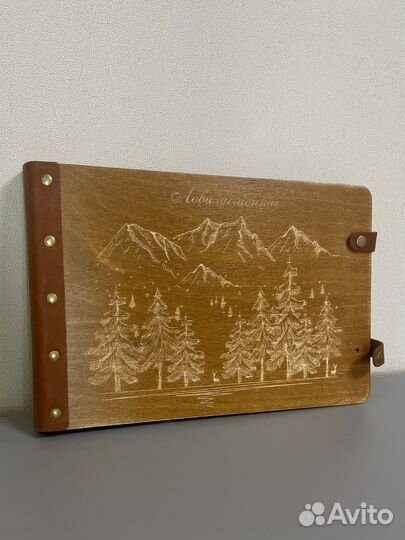 Фотоальбом из дерева