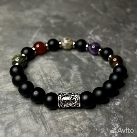 Мужской браслет богатство, защита, гармония, семья
