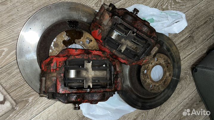 Суппорта передние 4pot subaru impreza gc/gf/gd/gg