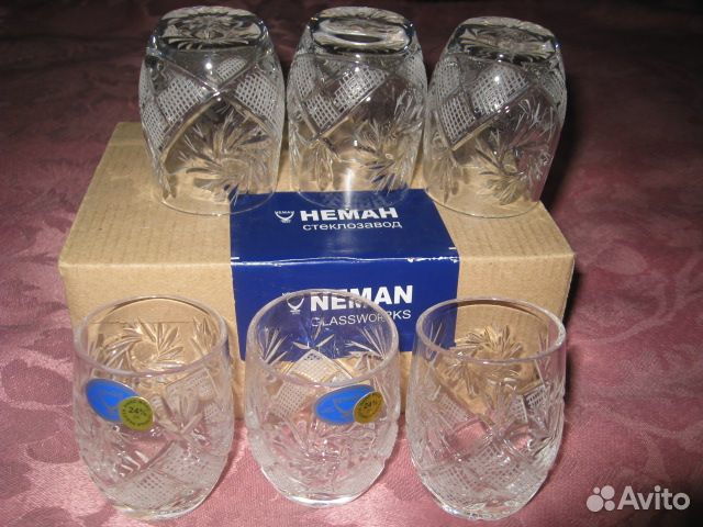 Хрустальные стопки 50г