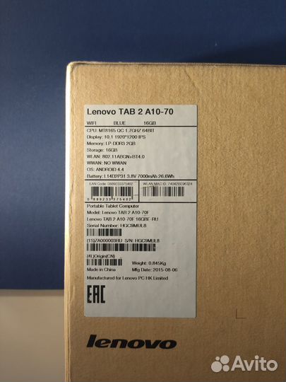 Планшет android 6