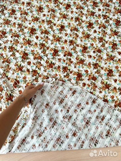 Трикотажное полотно Рюши принт арт. 322-17