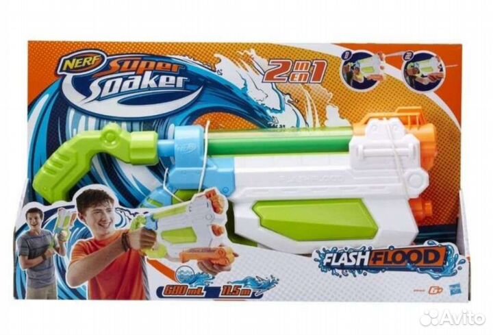 Nerf Super Soaker 2 в 1