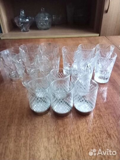 Рюмки, стопки хрустальные СССР