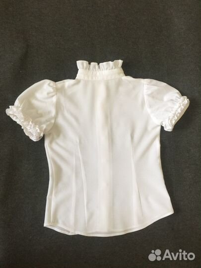 Блузка белая р.134-140