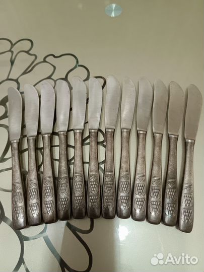 Мельхиоровые столовые приборы СССР