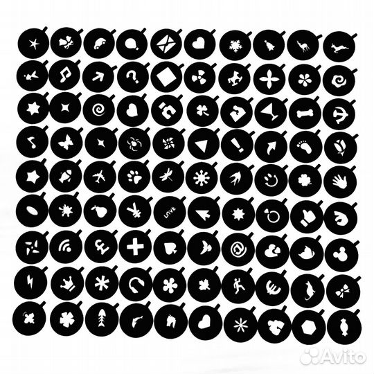 Набор масок боке для Гелиоса 44-2