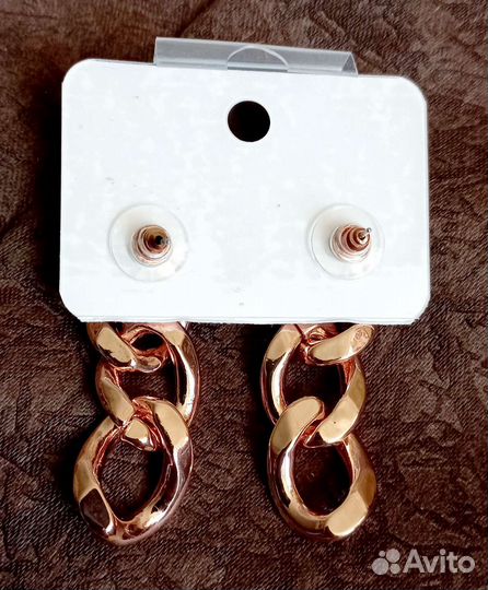 Серьги бижутерия