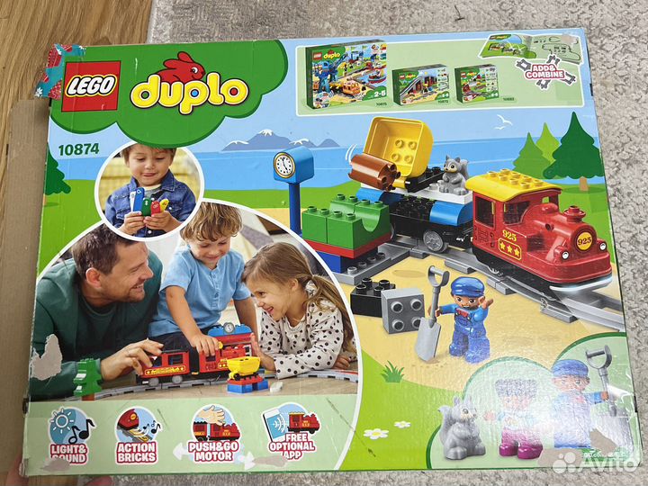 Lego duplo поезд 10874