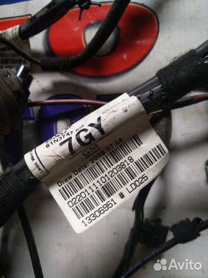 Проводка двери багажника хэчбек Opel Astra J