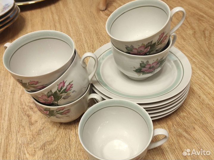 Чайный сервиз новый дулевский фарфор