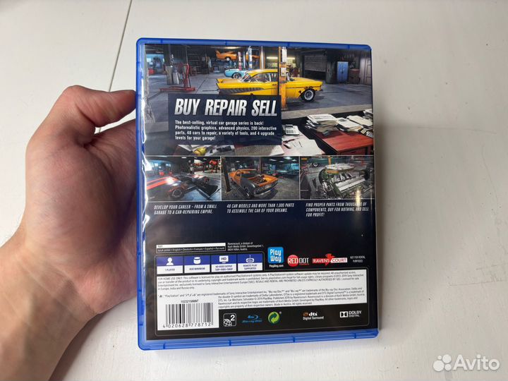 Car mechanic simulator ps4 диск