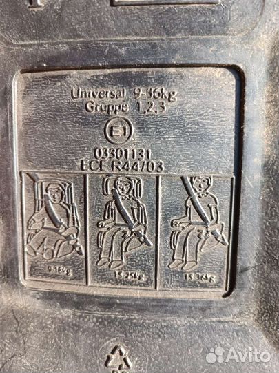 Детское автокресло 9 до 36 кг бу