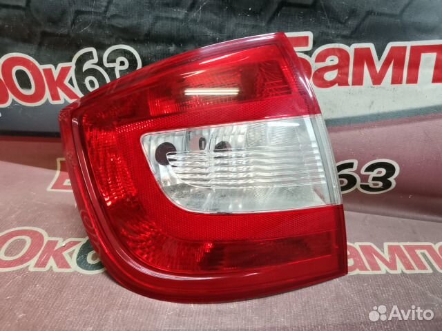 Фонарь задний Skoda Rapid