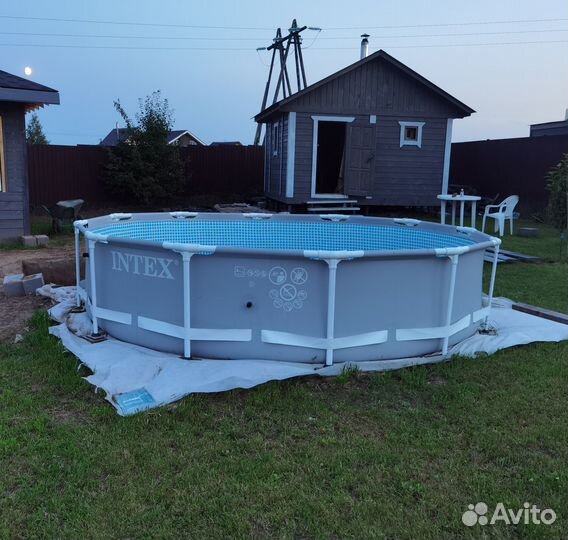 Каркасный бассейн 366 на 76