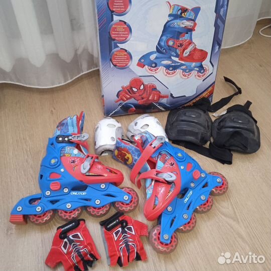Роликовые коньки детские раздвижные