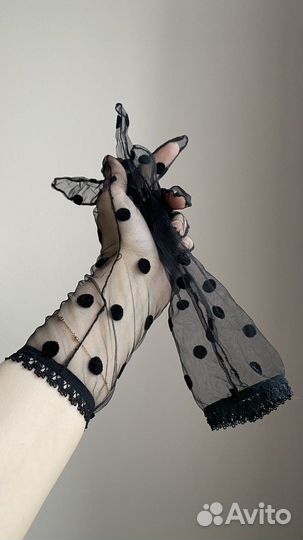 Перчатки в сеточку