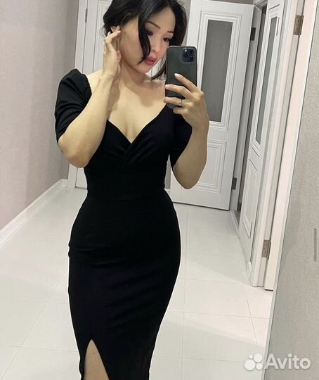 Платье черное rozalie