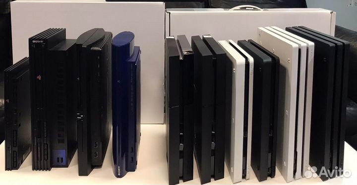 PS4 Игровые Приставки Sony Playstation 2-3-4-PRO
