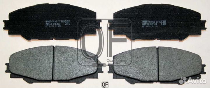 QF83600 Колодки тормозные дисковые перед