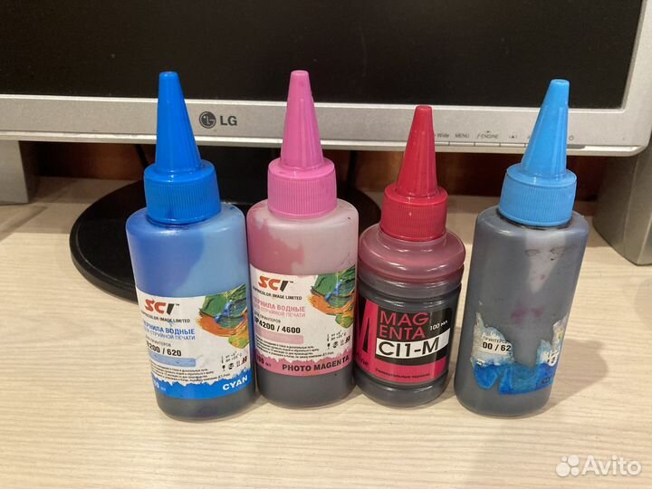 Принтер мфу Epson TX650 струйный, цветной